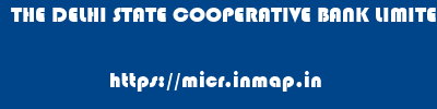 THE DELHI STATE COOPERATIVE BANK LIMITED       micr code